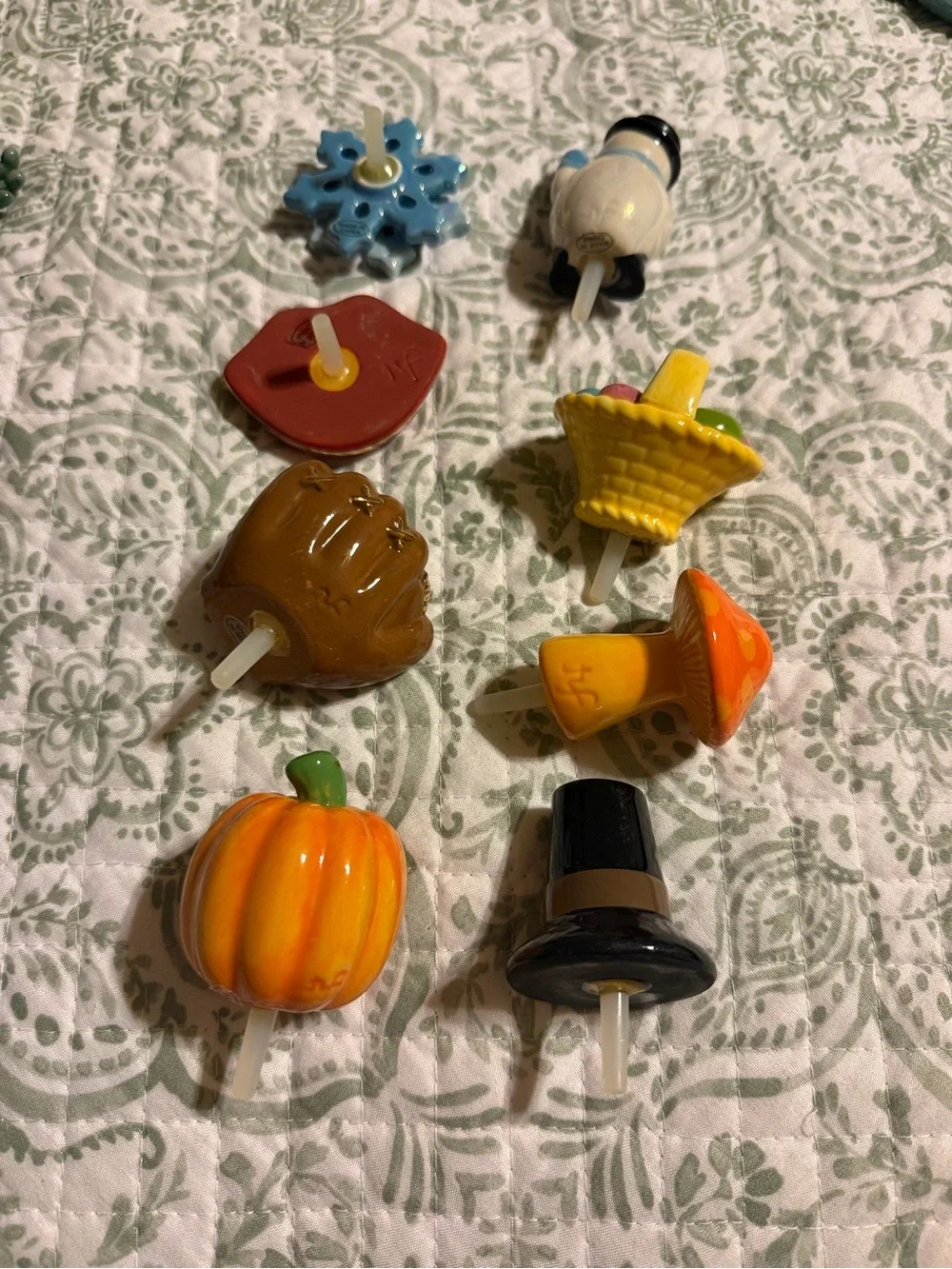 8 Nora Fleming minis seasonal holiday winter spring summer fall